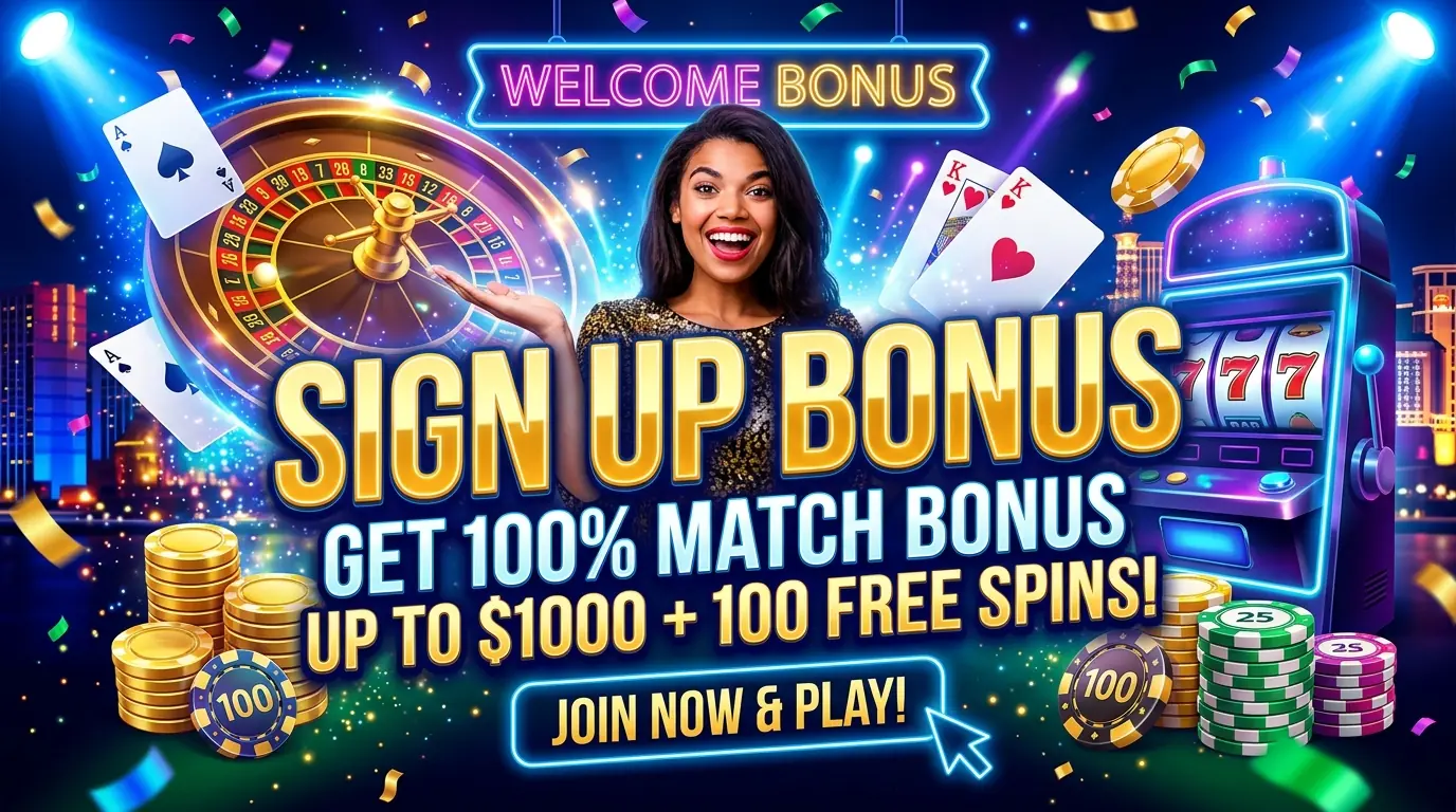 Sign up bonus Rollingslots casino